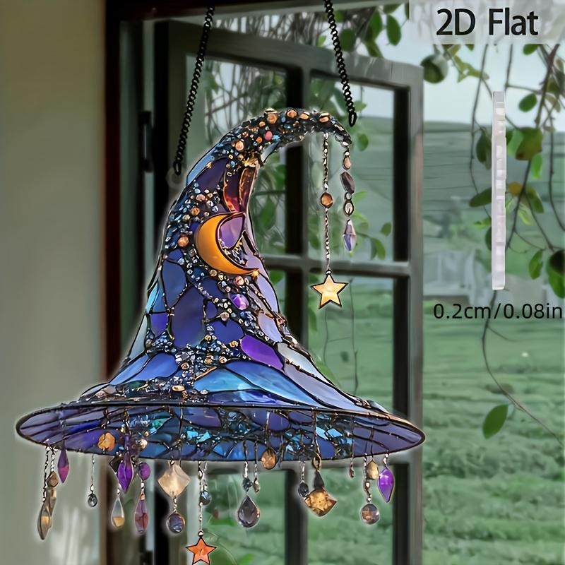 2D-Hexenhut-Hängeornament – Verspielte Magie & kosmische Eleganz Mivoza Deutschland