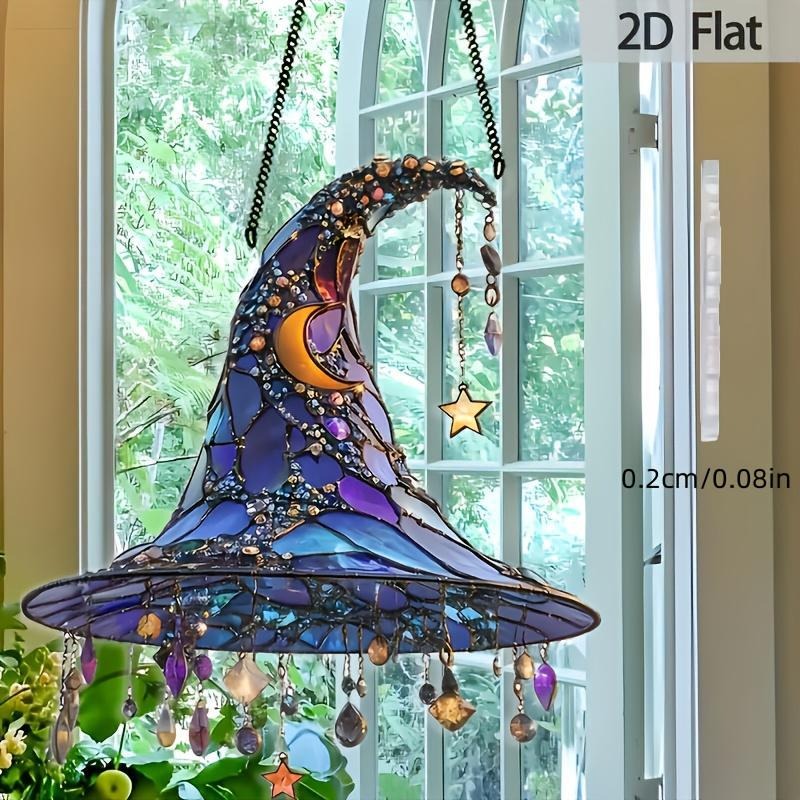 2D-Hexenhut-Hängeornament – Verspielte Magie & kosmische Eleganz Mivoza Deutschland