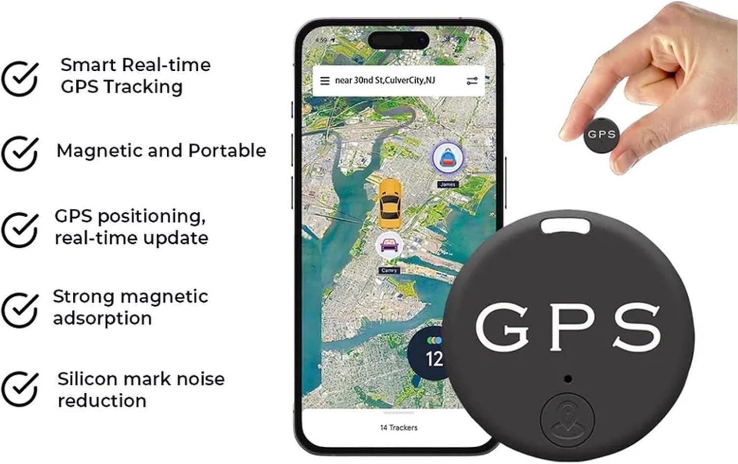 Mini magnetic GPS tracker – Stay connected and safe anywhere Homezys