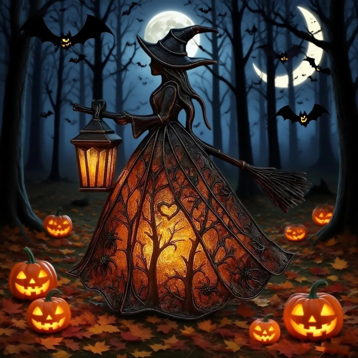 Halloween Witch Lamp — Legend of the Soul-Seeking Witch Homezys