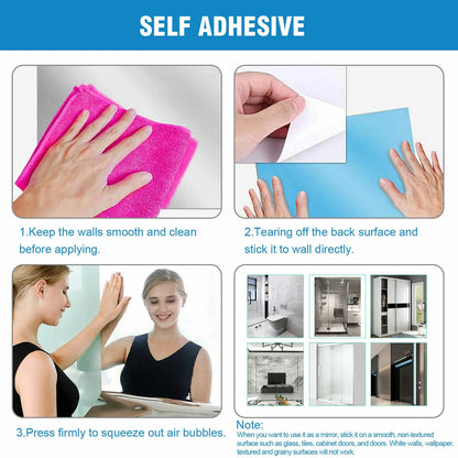 Ultra-flexible mirror - Safe and shatterproof Homezys