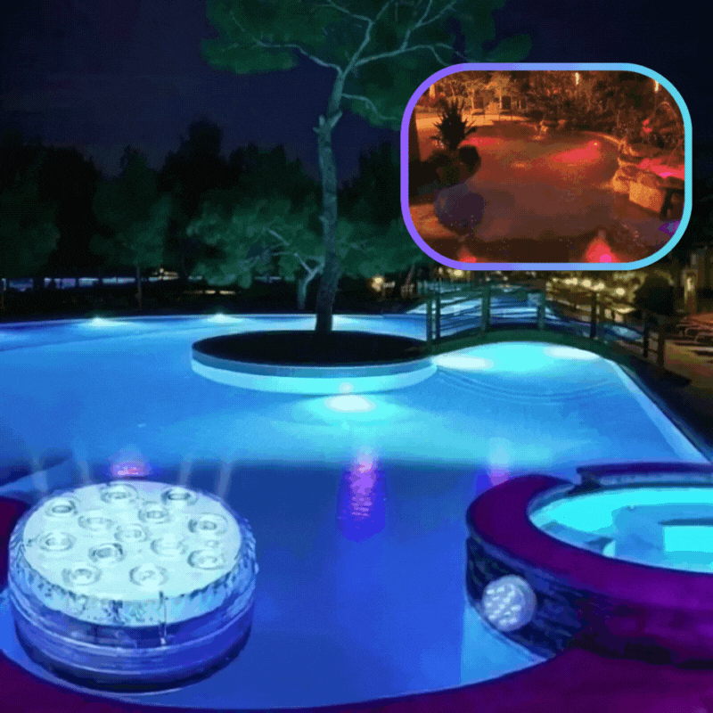 Buy 2 Get 2 FREE | Remote-Controlled Waterproof LED Pool Lights  – for Epic Pool Parties Homezys