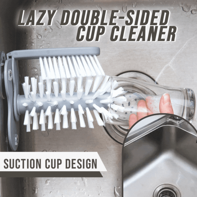Double-sided cup cleaner with suction cup Zorenza