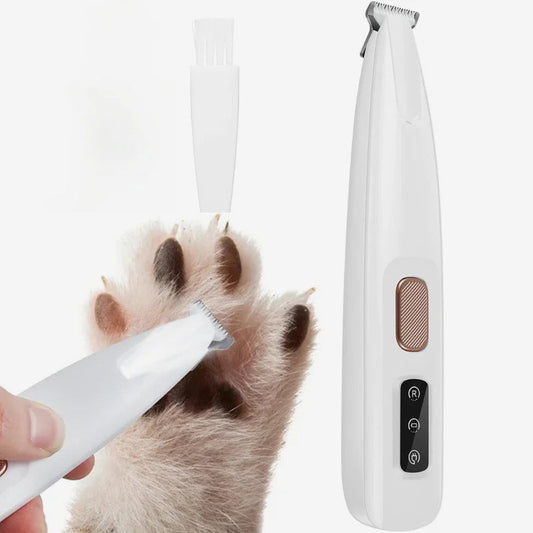 Waterproof Pet Clipper with LED Light – Stress-Free Grooming Homezys