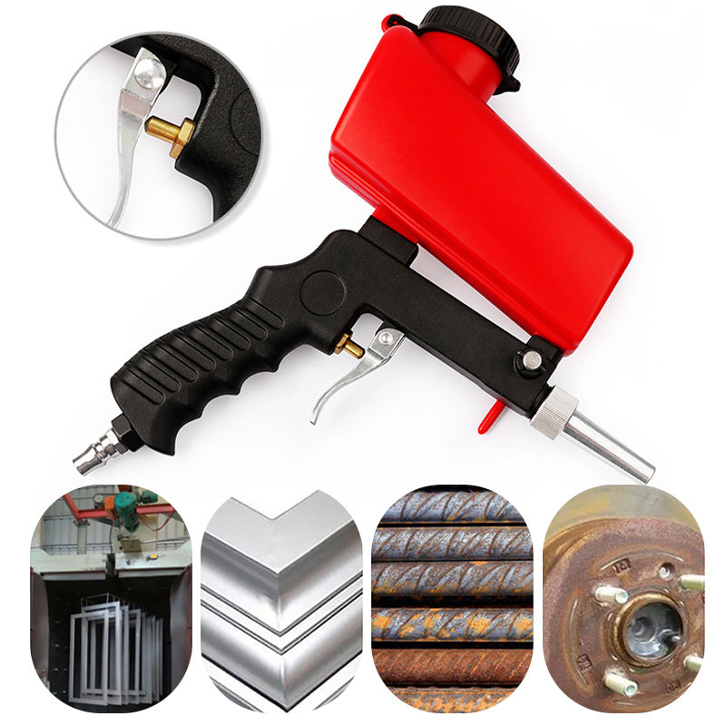 Portable Pneumatic Sandblasting Gun– High-Efficiency Tool for Rust & Paint Removal Homezys