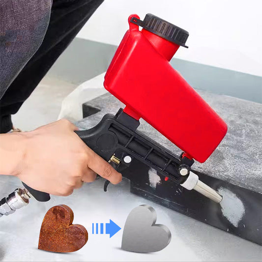 Portable Pneumatic Sandblasting Gun– High-Efficiency Tool for Rust & Paint Removal Homezys