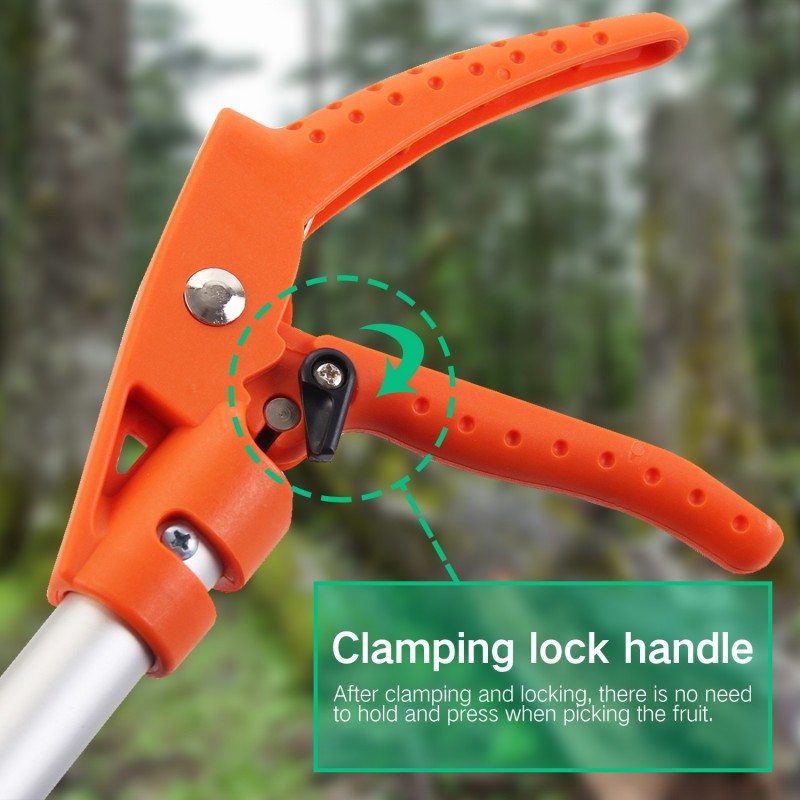 CutterPro™ Telescopic Tree Pruner – Trim Branches & Pick Fruit Without a Ladder Homezys