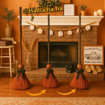 Floating Witch’s Broom – Moves & Laughs with Sound and Touch Homezys
